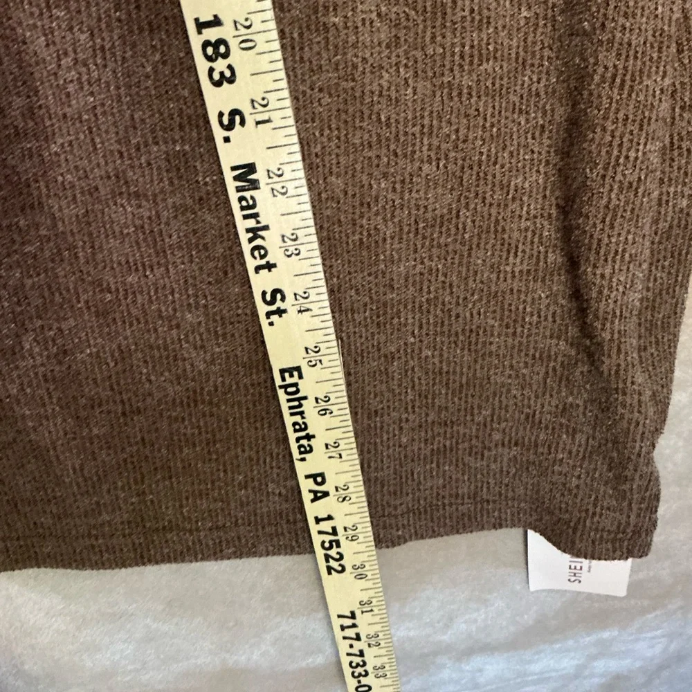 SHEIN Brown Off-Shoulder‎ Women Sweater